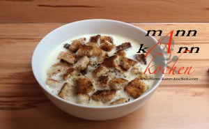 Knoblauchcremesuppe